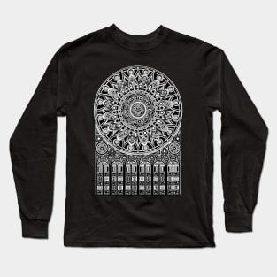 Gothic stained glass Long Sleeve T-Shirt